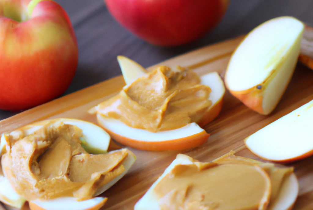 Apple Slices with Peanut Butter