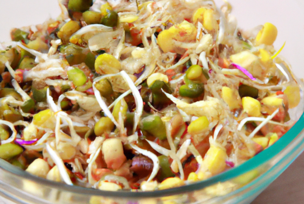 Sprouted Moong Salad