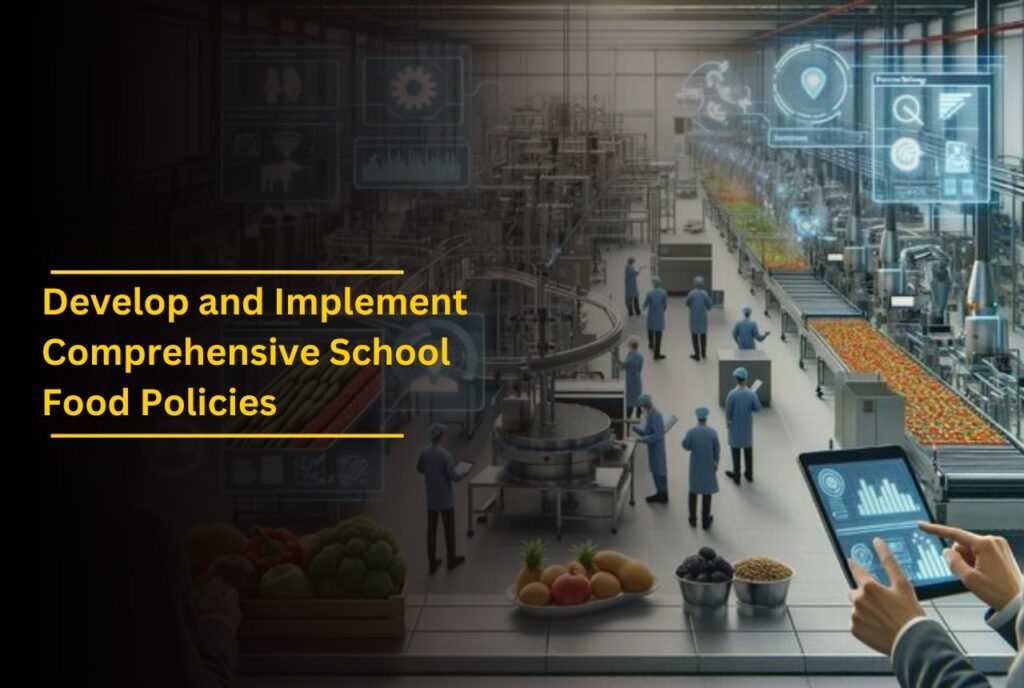 Develop and Implement Comprehensive School Food Policies